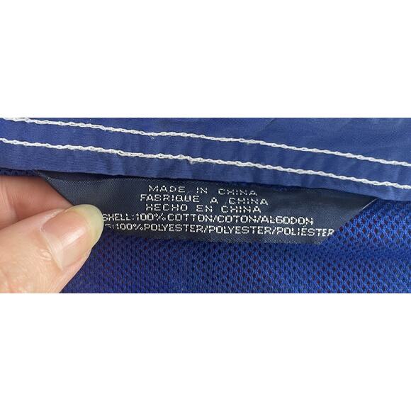 Tommy Hilfiger Swim Trunks Mens Large Blue/Red Plaid Drawstring Pockets Flag - Picture 12 of 12